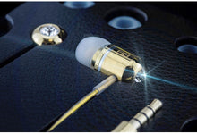 Bassbuds: 24ct Gold & Crystal in-ear headphones
