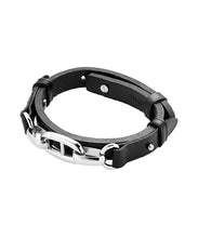 Dyrberg Kern: 2pc Prominent Leather Watch & Bracelet