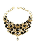 Amrita Singh: Crystal South Fork Bib Fall Necklace
