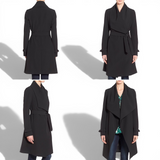 Diane Von Furstenberg: 'Raquel' Long Wrap Coat