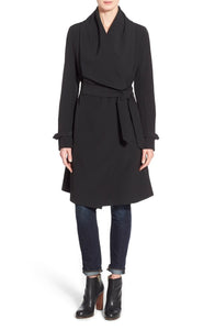 Diane Von Furstenberg: 'Raquel' Long Wrap Coat