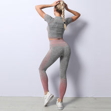 women yoga set gym clothing Female Sport fitness suit Running Clothes yoga top+   Leggings women Seamless gym yoga bra suits