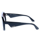 Valentino Black Angular Sunglasses